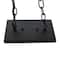 Hello Honey® Robert Stevenson Lighting Lorne Matte Black Metal & Frosted Glass 5-Light Chandelier